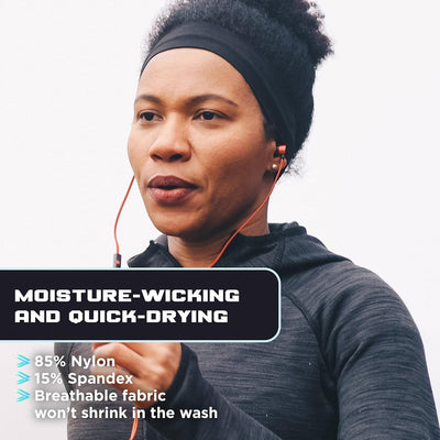 E Tronic Edge Prémium Sport Fejpánt – Csúszásmentes és Nedvszívó Futó Fejpánt Edzéshez