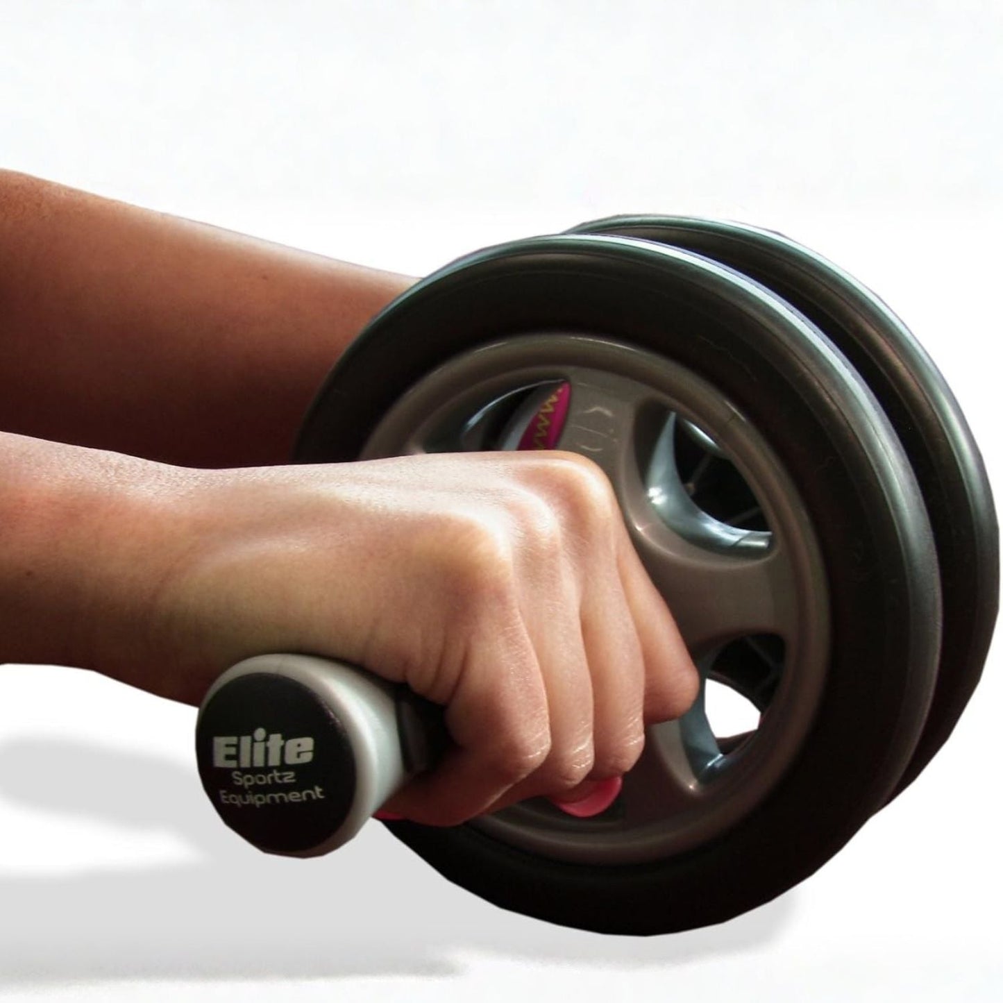 Dupla Kerekes Hasizom Kerék - Ab Roller Edzőkerék Csúszásmentes Markolattal