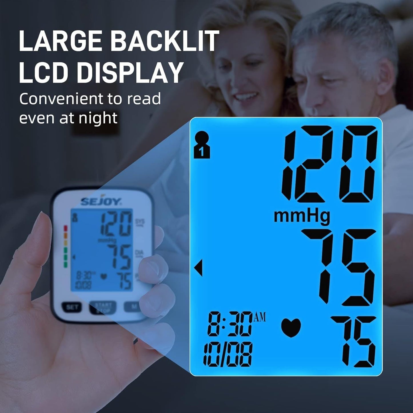 Automata Csuklós Vérnyomásmérő LCD Kijelzővel - Digitális Vérnyomás- és Pulzusmérő Otthoni Használatra