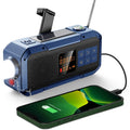 Multifunkciós Hordozható Rádió - Bluetooth, Powerbank, Napelemes, Vészlámpa