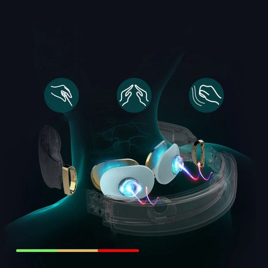 SKG 4098E Fehér Nyakmasszírozó – TENS EMS Elektroterápiás Masszírozó Nyakfájásra - Maxihome