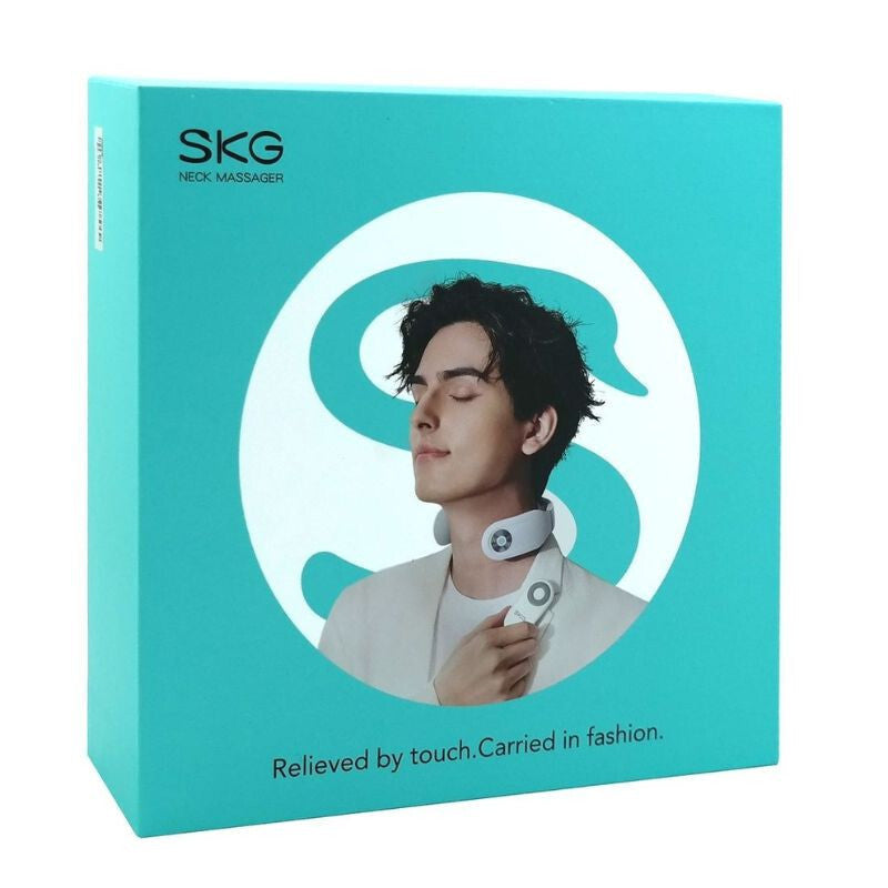 SKG 4098E Fehér Nyakmasszírozó – TENS EMS Elektroterápiás Masszírozó Nyakfájásra - Maxihome