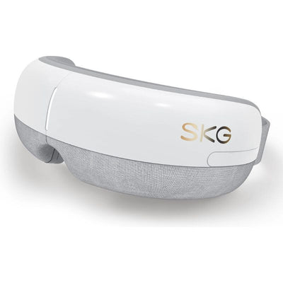 SKG E3-EN Fehér Okos Szemmasszírozó – Bluetooth Zene, Melegítő és Légnyomásos Masszázs - Maxihome