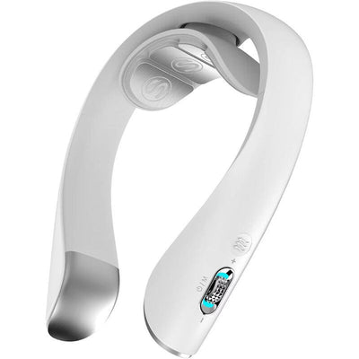 SKG K5 Pro Nyakmasszírozó - Mikroáramos TENS Masszírozó, Melegterápia és Rezgés, Fehér - Maxihome