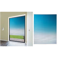 Blux Designer Sötétítő Roló 110x135 cm, Kék - Fehér Átmenettel