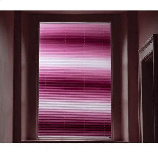 Blux Designer Sötétítő Roló 110x135 cm, Rózsaszín - Fehér Átmenettel - Maxihome