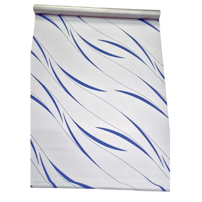 Blux Klemmfix roló 60-150 cm, Fehér-Kék - Maxihome
