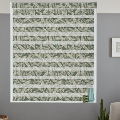 Blux Nappali és Éjszakai Roló 115,5 × 130 cm - Trópusi Zöld - Maxihome