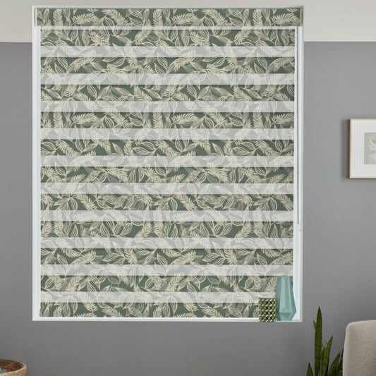 Blux Nappali és Éjszakai Roló 115,5 × 130 cm - Trópusi Zöld - Maxihome