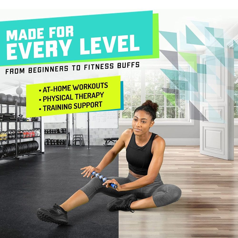 Izomlazító Masszázs Henger Stick - Masszázsrúd Izomlazításhoz, Izomláz És Fájdalom Csökkentésére