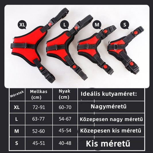 DEKO Fekete Kutyahám - S Méretű, Állítható és Tartós