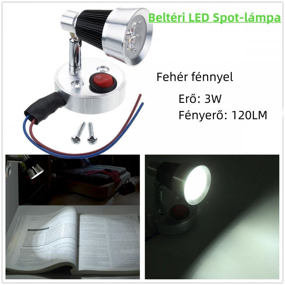 OneLED Beltéri Olvasólámpa, Spotlámpa - Maxihome