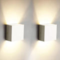 OOWOLF Modern Fali Lámpa, LED Világítás 2db Fehér