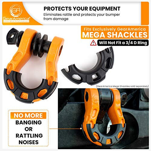 GEAR AMERICA Mega Shackle® Szigetelők (2db) - Maxihome