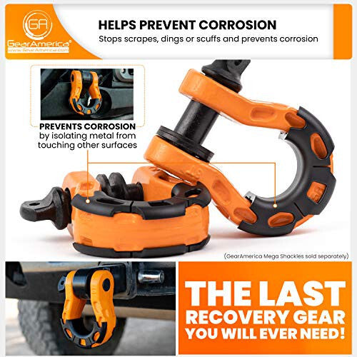 GEAR AMERICA Mega Shackle® Szigetelők (2db) - Maxihome