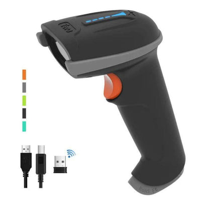 Tera D5100 Vezeték Nélküli 1D Vonalkódolvasó – Szürke, USB + 2,4 GHz - Maxihome