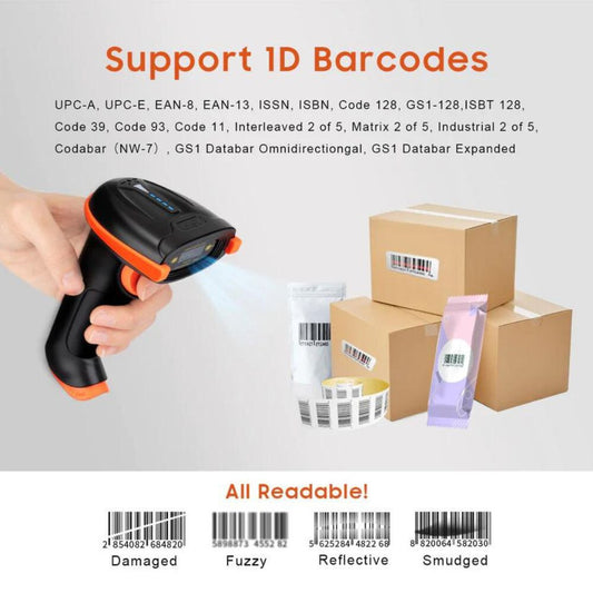 Tera D5100 Vezeték Nélküli 1D Vonalkódolvasó – Szürke, USB + 2,4 GHz - Maxihome