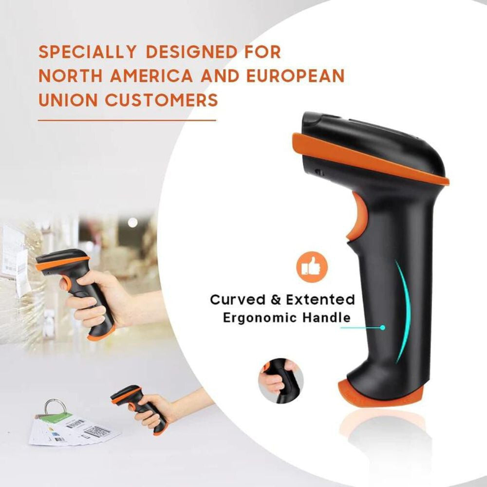 Tera D5100 Vezeték Nélküli 1D Vonalkódolvasó – Szürke, USB + 2,4 GHz - Maxihome