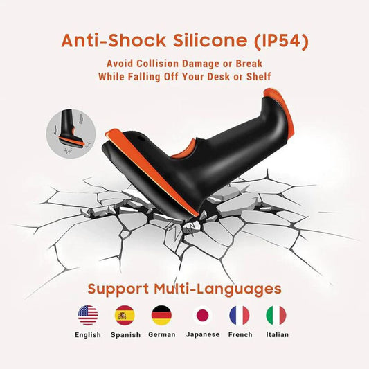 Tera D5100 Vezeték Nélküli 1D Vonalkódolvasó – Szürke, USB + 2,4 GHz - Maxihome