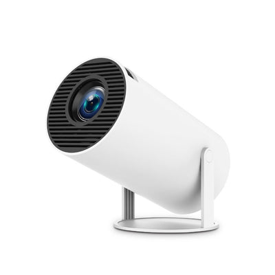 BLux Hordozható Mini Projektor - Fehér, 1+8 GB, Beépített Memóriás LED Projektor Otthonra és Utazáshoz - Maxihome