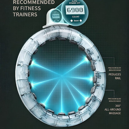Blux Alakformáló Fitness Hulahopp Karika – Gravitációs, Súlyozott, Állítható Méretű, max. 110 cm