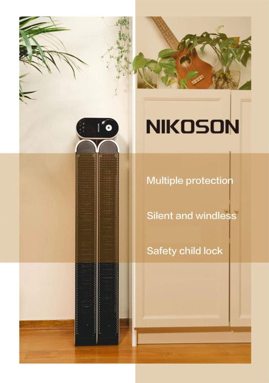 Nikoson Elektromos Fűtőtest Párásítóval – Energiatakarékos Grafén Légmelegítő Fürdőszobába, Nappaliba - Maxihome