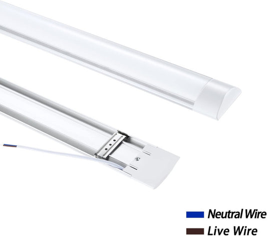 Fénycsöves LED Lámpa Szett - 4 db, 120 cm, 40W Energiatakarékos Világítás - Maxihome