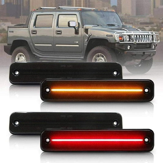 Oldalsó Helyzetjelző és Irányjelző Lámpa 2 Darab Hummer H2-hez (2003-2009) - Maxihome