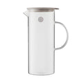 Buydeem CD2003 Teáskanna Hőálló Üveg Kancsó, Fedéllel 1200ml