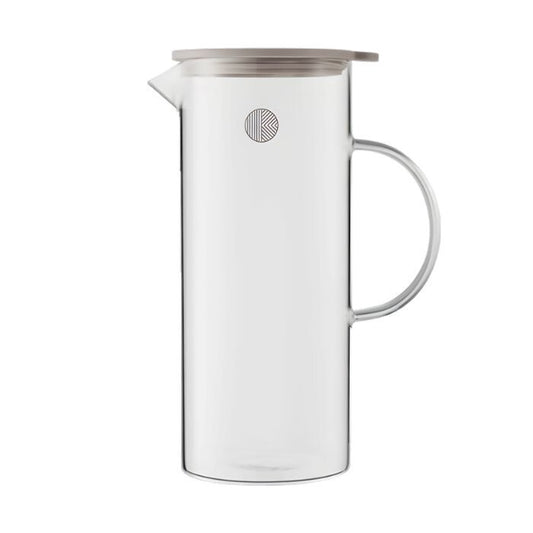 Buydeem CD2003 Teáskanna Hőálló Üveg Kancsó, Fedéllel 1200ml - Maxihome