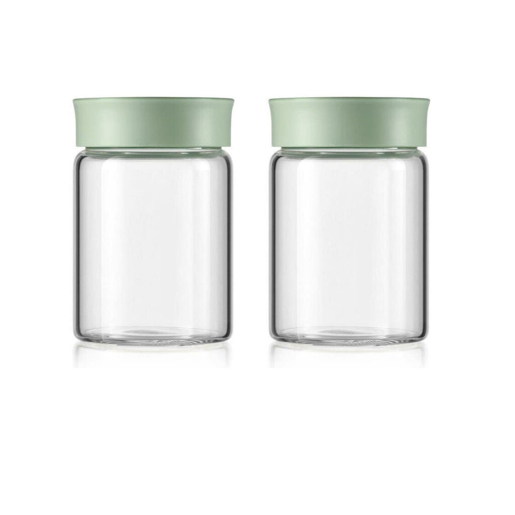 Buydeem CS1002 Szivárgásmentes Üveg Tároló Szett – 2 x 300 ml Fűszertartó és Ételtároló - Maxihome