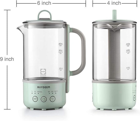 Buydeem K314Mini Elektromos Vízforraló - 0,7 l, Zöld Szín - Maxihome