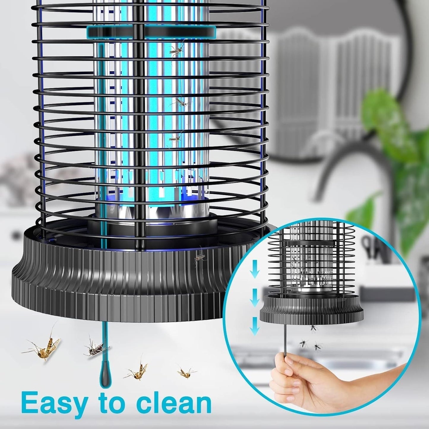 Palone MWS-028 Elektromos UV Rovarcsapda - Szúnyogirtó Lámpa, 20W, 4500V