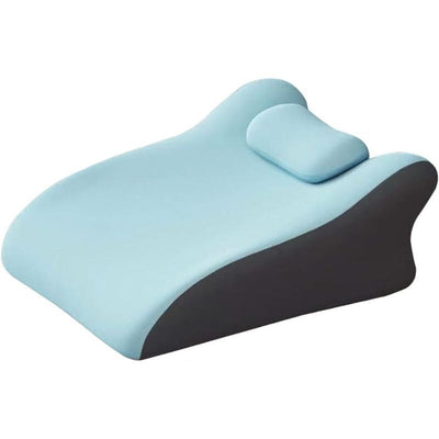 Blux Kényelmes Memóriahabos Pihenőpárna Hason Alváshoz – 42×60×23 cm - Világoskék - Maxihome