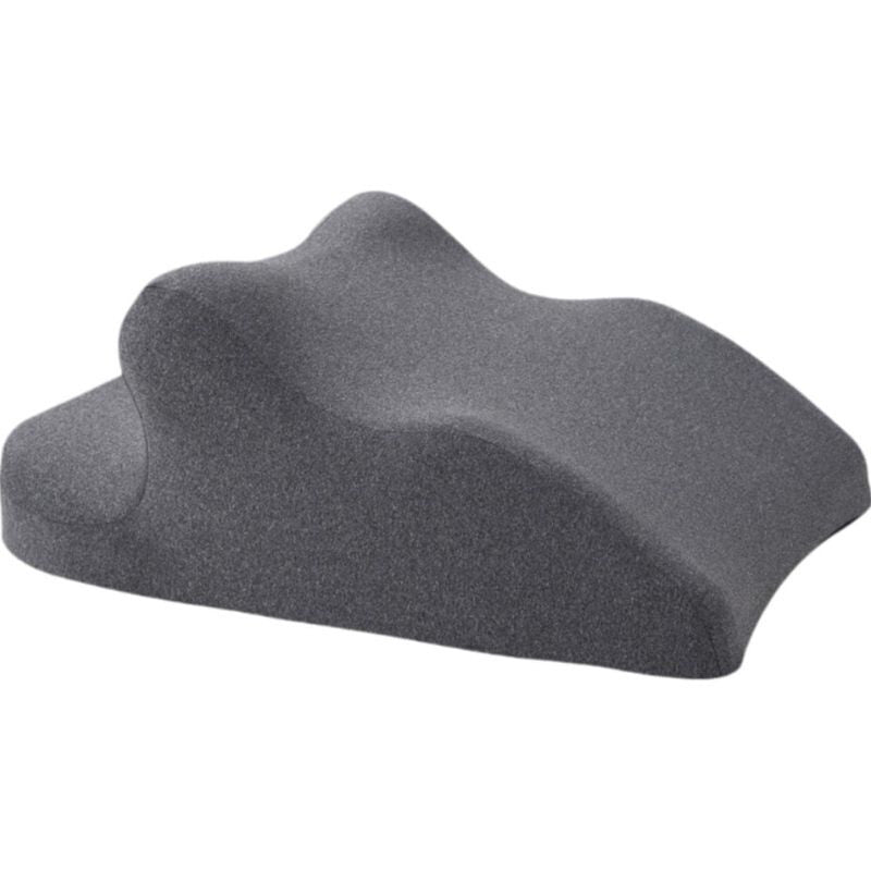 Blux Memóriahabos Multifunkciós Támasztó Párna – Háttámasz, Relax és Hason Fekvő Használatra (65×46×26 cm, Sötétszürke) - Maxihome