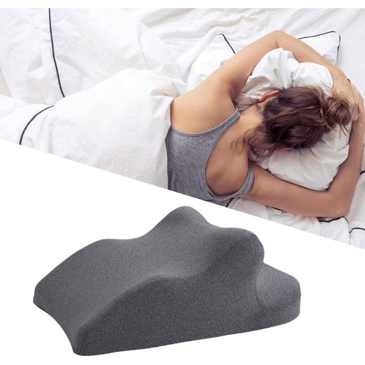 Blux Memóriahabos Multifunkciós Támasztó Párna – Háttámasz, Relax és Hason Fekvő Használatra (65×46×26 cm, Sötétszürke) - Maxihome
