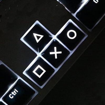 Cherry MX Kompatibilis ABS Nyomógombos Billentyűsapka Háttérvilágítással (Fekete) - Maxihome