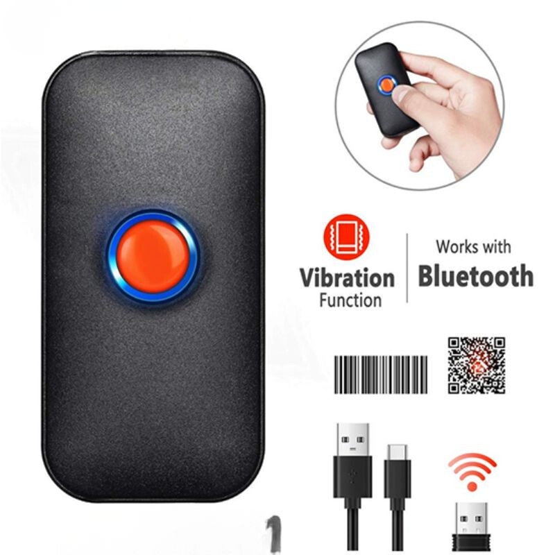 Tera 1100 Hordozható Vonalkódolvasó – 1D/2D, QR-Kód, USB, Bluetooth, Vezeték Nélküli - Maxihome