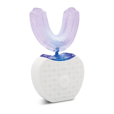 SonicGlow U-Alakú Szónikus Fogkefe – Elektromos Fogkefe Szilikon Fejjel Érzékeny Fogakhoz - Maxihome