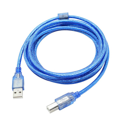 USB-B Kábel 3m - USB 2.0 Nyomtató Kábel Nyomtatókhoz és Szkennerekhez - Maxihome