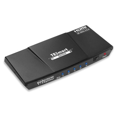 TESmart UHD HDMI 2.0 Splitter 1×4 – 4K@60Hz 4:4:4, HDCP 2.2, 18 Gbps - Maxihome