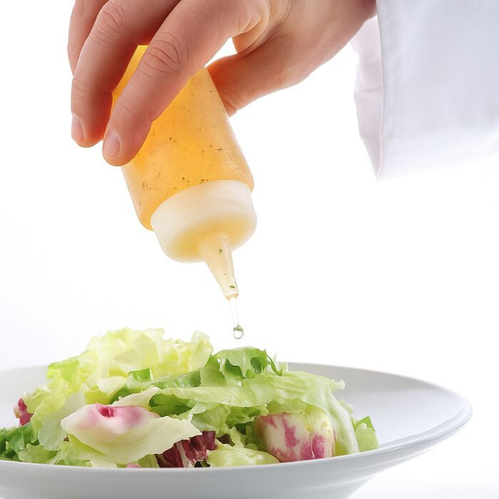 Szószadagoló Palack Szett 6 db - 230 ml Műanyag Ketchup és Szósz Adagoló Konyhába - Maxihome