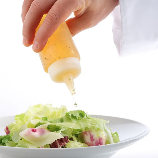 Szószadagoló Palack Szett 6 db - 230 ml Műanyag Ketchup és Szósz Adagoló Konyhába - Maxihome
