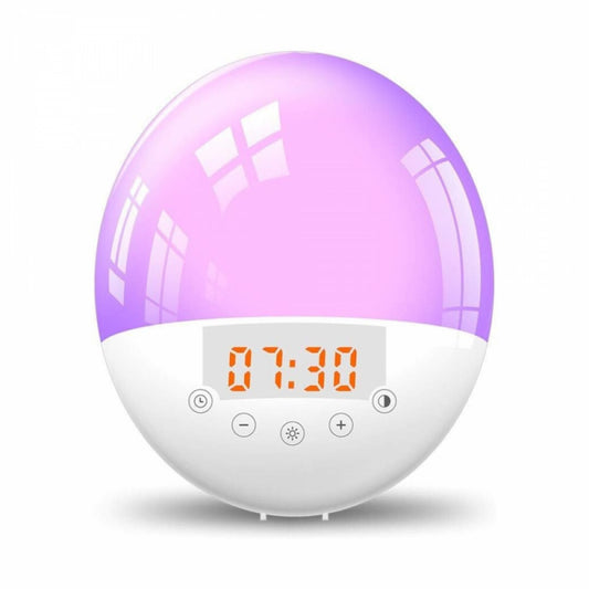 Bshop LED Ébresztőóra - Ébresztőfény, Napfelkelte Szimuláció, Kíméletes Ébredés - Maxihome
