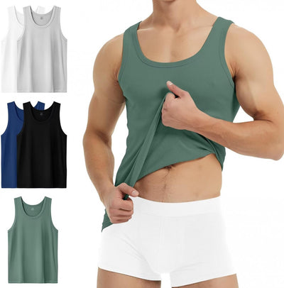 YouShow Férfi Sport Atléta, Trikó Szett M-es 5 db-os (Fekete,Kék,Szürke,Fehér,Zöld) - Maxihome