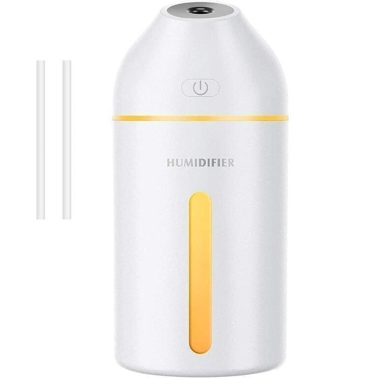 Homasy Hordozható Mini Párásító, 320 ml-es (Fehér) - Maxihome
