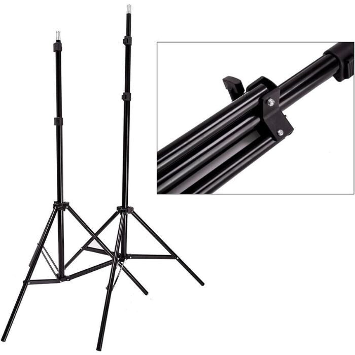 Hakutatz Proffeszionális Fotóstúdió Szett Gyűrűlámpával, Softboxszal és Háttérrel - Maxihome