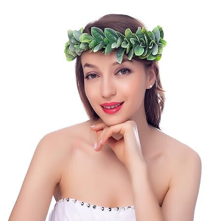 Ever Fairy hajdísz mosolygó nőn, állára támasztott kézzel