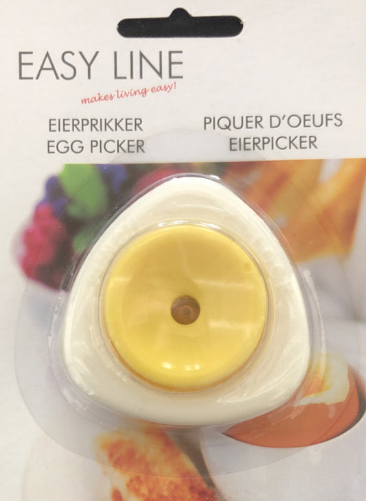 EASY LINE Rugós Tojáslyukasztó - Biztonsági Záras Konyhai Tojásfúró - Maxihome