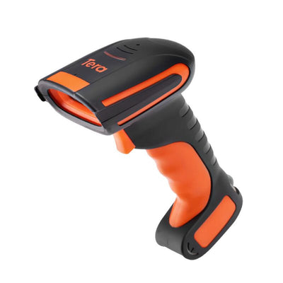 Tera L8100 Vezeték Nélküli 1D Vonalkódolvasó - USB, Gyors Szkennelés, Narancssárga - Maxihome